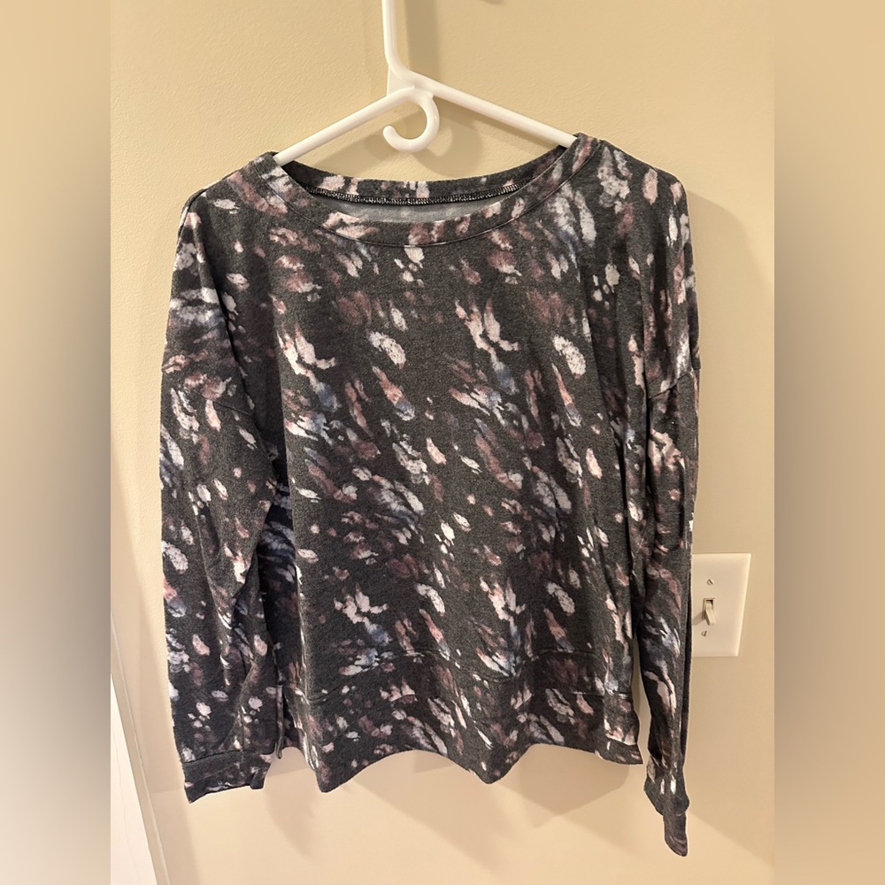 Spiritual gangster grey patterned soft cotton long sleeve